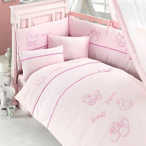 Комплект постельного белья и спальных принадлежностей из 6 предметов серии My Kitty (Bebe Luvicci, 00-0013763)